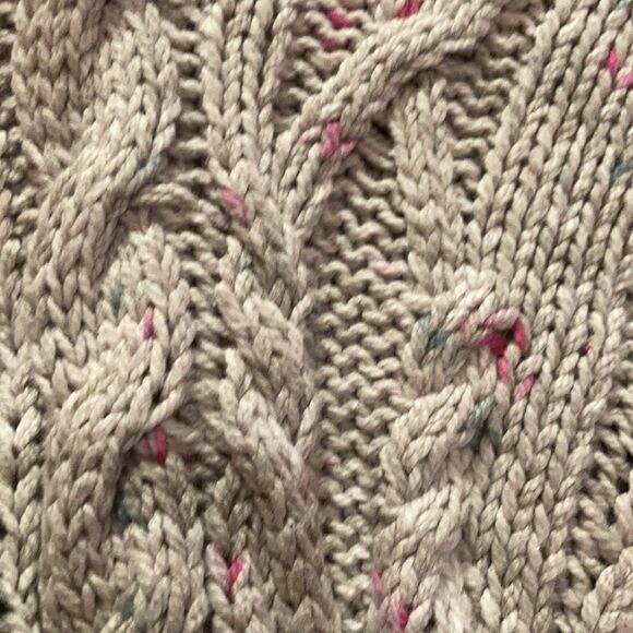 Free People Honey Cable Pullover Woman’s Sweater in White Combo Various Sizes - Picture 5 of 6